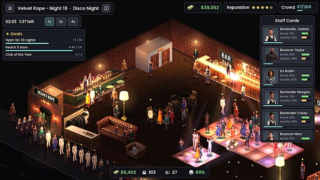 Velvet Rope: Nightclub Manager