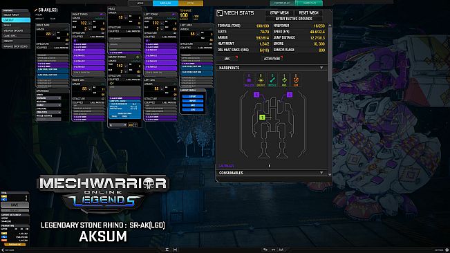 MechWarrior Online - Aksum Legendary Mech Pack