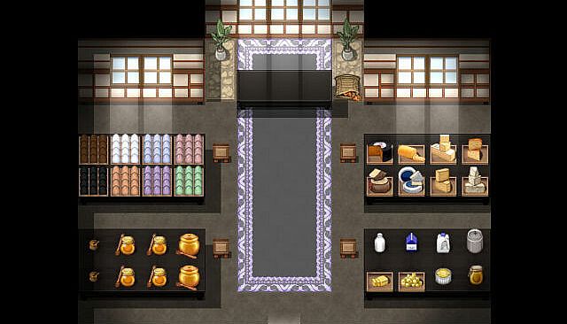 RPG Maker MV - KR Fantasy Market - Grocery Tileset