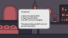 a pet shop after dark