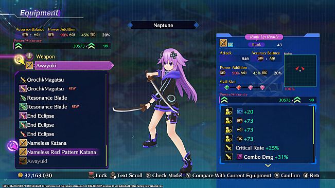 Megadimension Neptunia VIIR - 4 Goddesses Online Starter Weapon Set