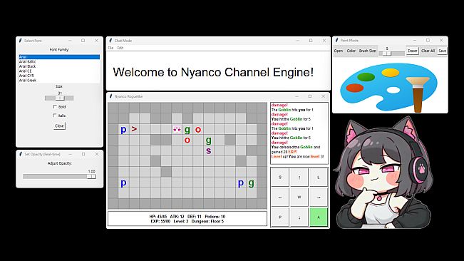 Nyanco Channel Engine