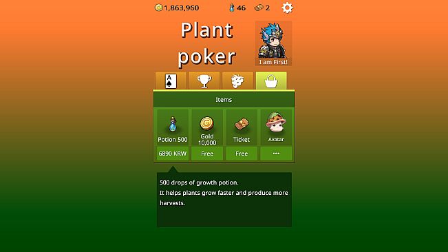 Plant poker
