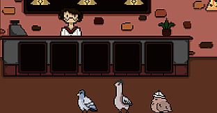 Three Pigeons in a Trench Coat