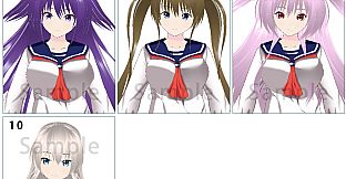 RPG Maker 3D Character Converter - Gee-kun-soft character 09 school uniform 3