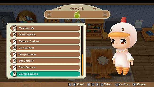 STORY OF SEASONS: Friends of Mineral Town - Chicken Costume