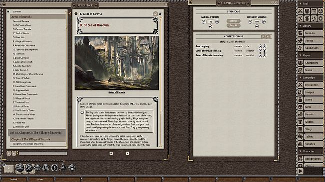 Fantasy Grounds - D&D Curse of Strahd - Syrinscape Sound Link Pack