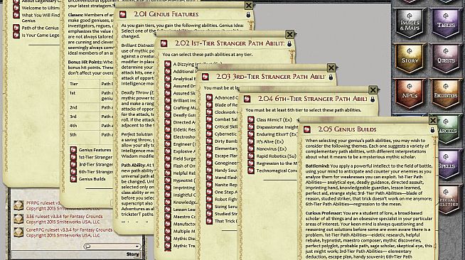 Fantasy Grounds - Path of the Genius (PFRPG)