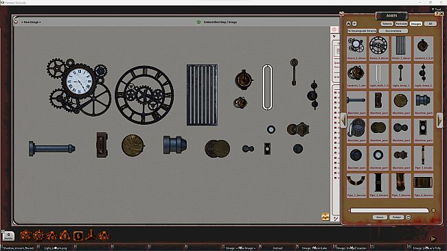Fantasy Grounds - FG Steampunk Structures Map Pack