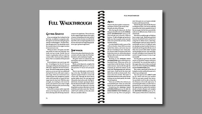 Nox Archaist Book of Hints