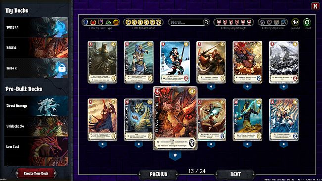 Myths and Legends - Card Game