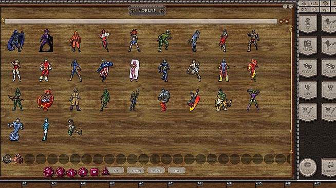 Fantasy Grounds - Disposable Heroes: Superhero Statix Set One (Token Pack)