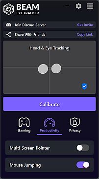 Beam Eye Tracker