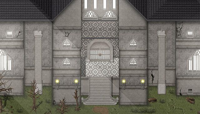 RPG Maker MZ - KR Gothic Prison Tileset