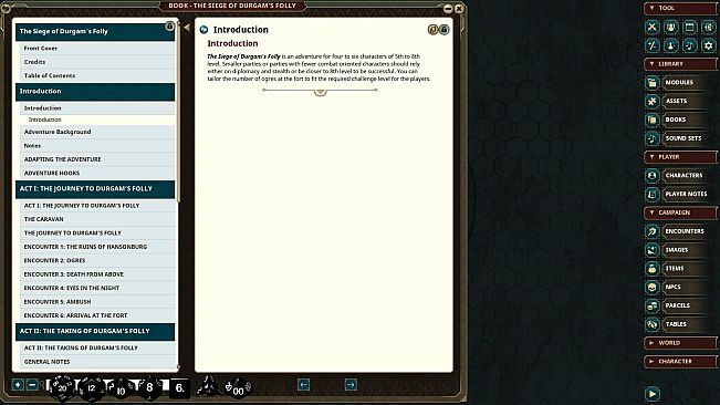 Fantasy Grounds - The Siege of Durgam's Folly