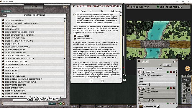 Fantasy Grounds - D&D Classics: I2 Tomb of the Lizard King (1E)