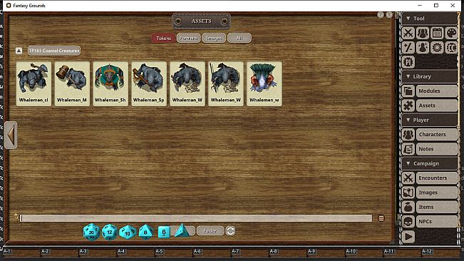 Fantasy Grounds - Devin Night Token Pack 161: Coastal Creatures