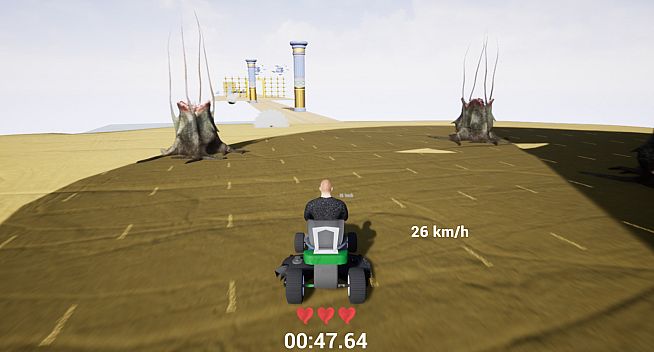 Lawnmower game: Mortal Race