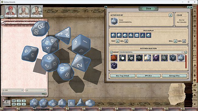 Fantasy Grounds - Enviro Dice Pack
