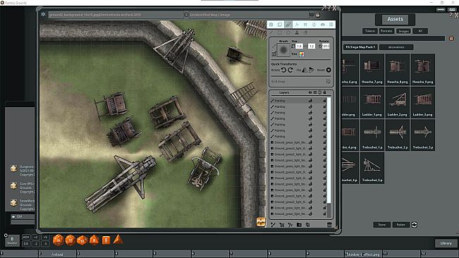 Fantasy Grounds - FG Siege Map Pack 1
