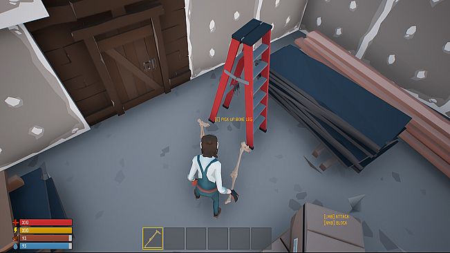 SurrounDead Poly Construction Bone Leg