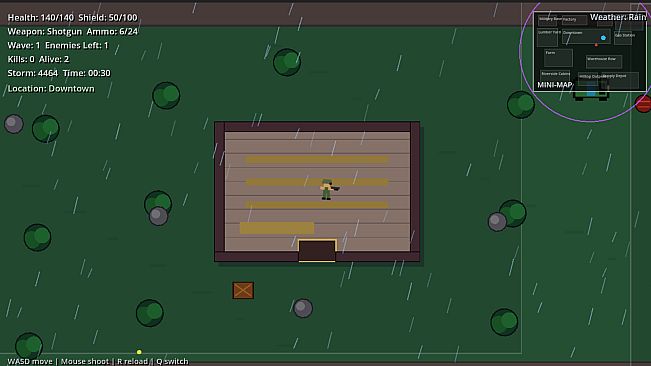 Top Down Battle Royale 2D
