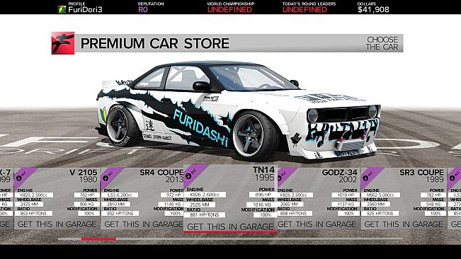 FURIDASHI - PREMIUM CAR: 1995 TN14