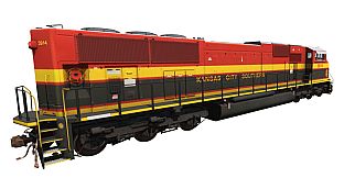 Trainz Plus DLC - Kansas City Southern - EMD SD70MAC BELLE