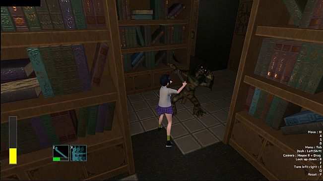 Schoolgirl vs Fishman