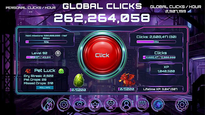 Community Button – Neon City Theme (Supporter Pack)