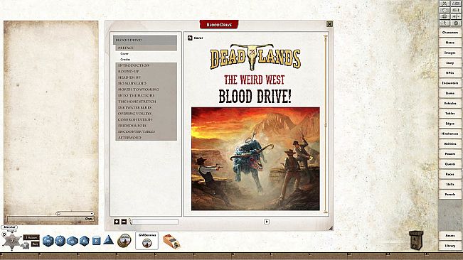 Fantasy Grounds - Deadlands: Blood Drive