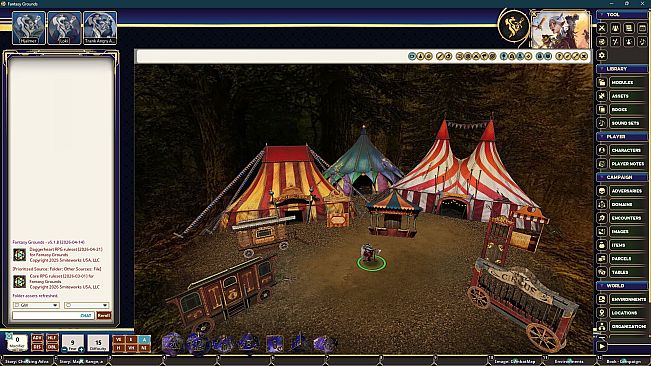 Fantasy Grounds - FG Immersive Carnival Map Pack