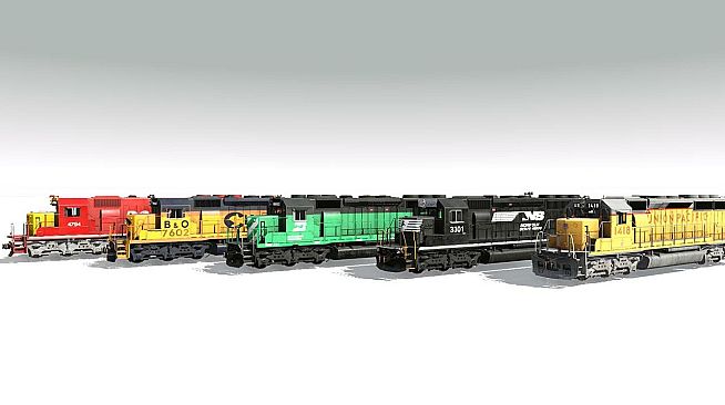 Trainz 2019 DLC - Pro Train: SD40-2 Loco Bundle 1