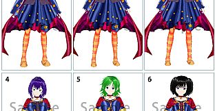 RPG Maker 3D Character Converter - Gee-kun-soft character 12 Witch