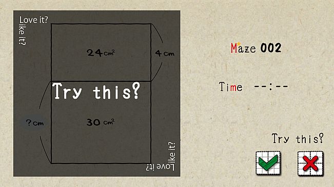 MENSEKI Area maze puzzles