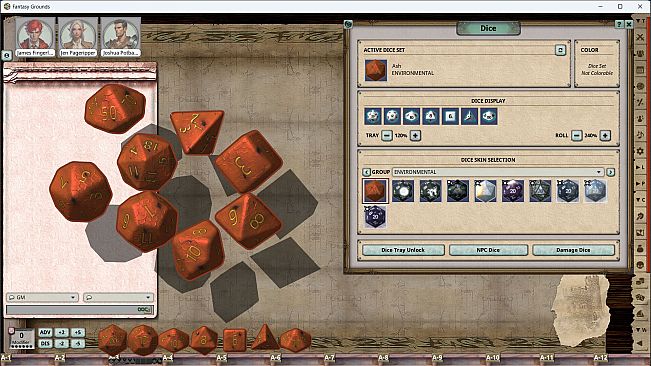 Fantasy Grounds - Enviro Dice Pack