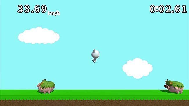 Risk your life to get your dinner back -Nyanzou action game-