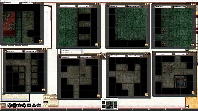 Fantasy Grounds - Pathfinder RPG - Pathfinder Flip-Tiles - Villain Lairs set
