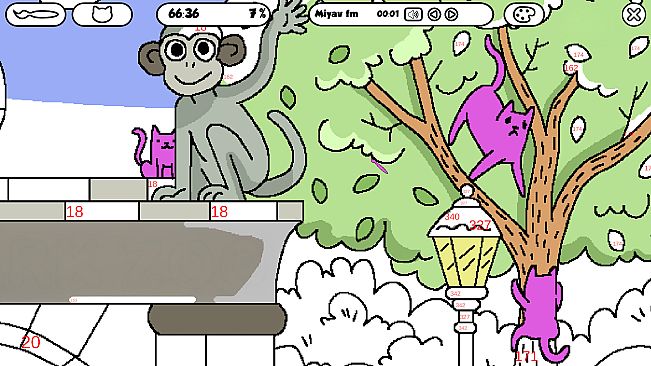 100 Cats Lost In Canada Find & Color