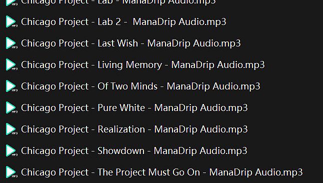 Chicago Project Soundtrack
