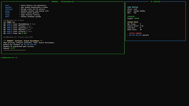 Terminal Hacker: Override