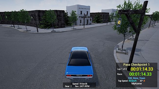 Maze Workout - Western Lost Solo Car Racer