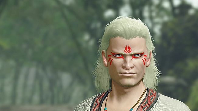 Monster Hunter Rise - "Mizutsune" face paint