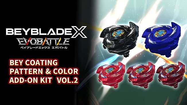 BEYBLADE X EVOBATTLE BEY COATING PATTERN & COLOR ADD-ON KIT VOL.2