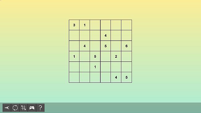 My Sudoku - Classic 6x6 Easy 4