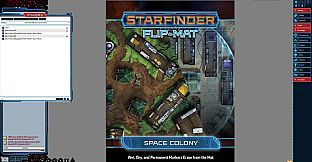 Fantasy Grounds - Starfinder RPG - FlipMat - Space Colony