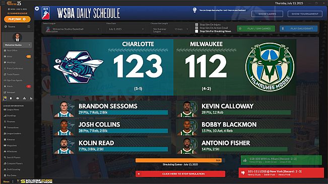 Draft Day Sports: Pro Basketball 2025