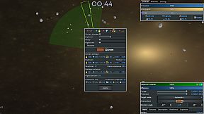 Lonely tiny spaceship