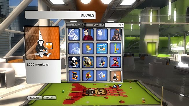 Pool Nation - Cues, Balls and Decals Pack