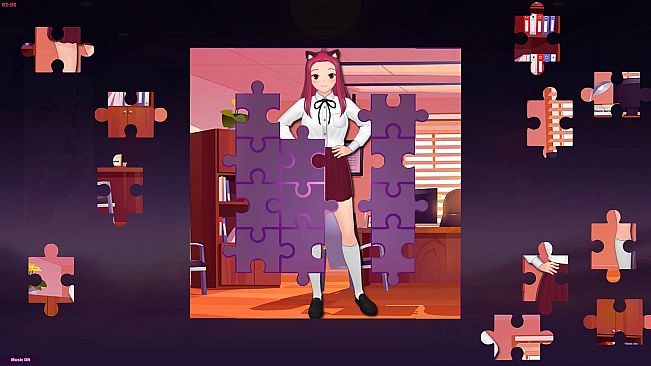 Anime Jigsaw Girls - Office